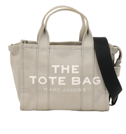 Small The Tote, &pound;110, Handbags, Grey, Canvas, Front view